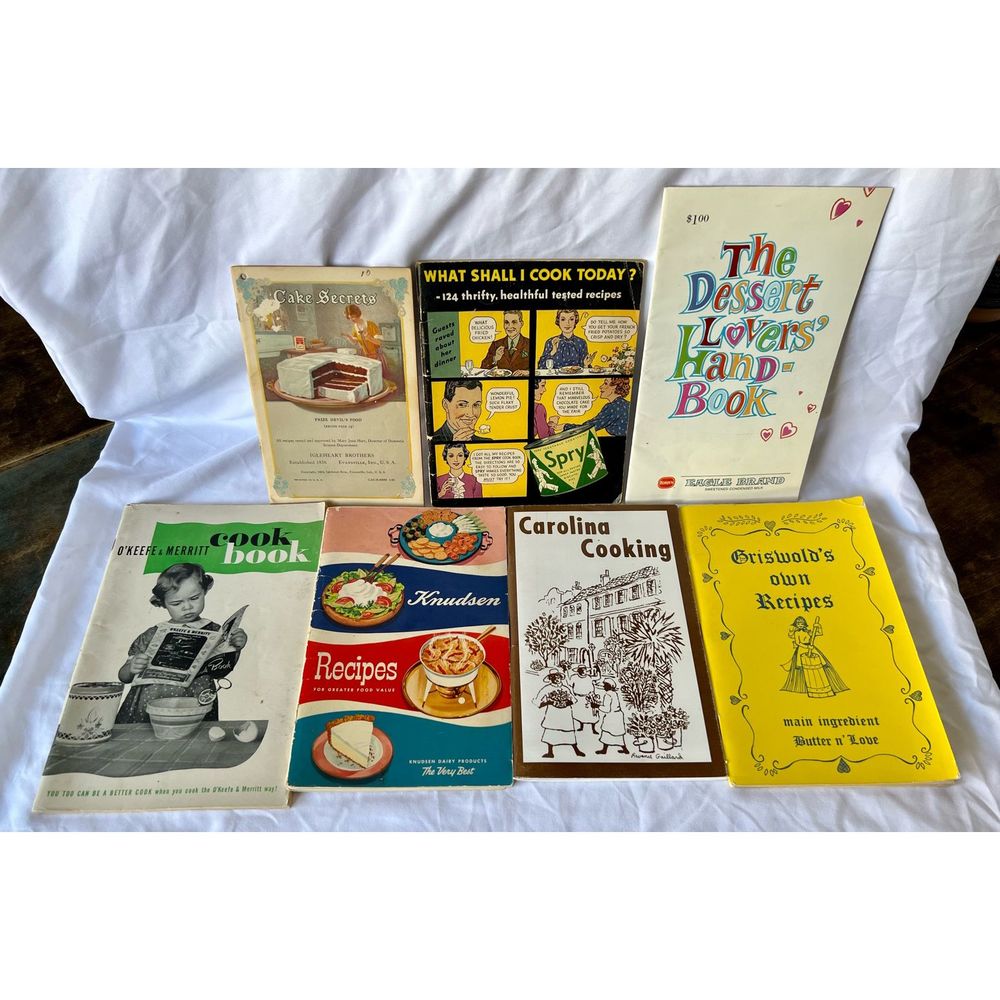 Vintage Cookbook Lot of 5